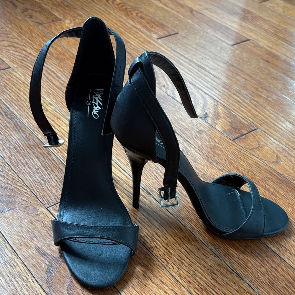 Mossimo Supply Co. Black Strappy Heels
